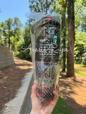 Off The Hook 30 oz Owala Sway ColorDrop Fish Scales Patterned Water Bottle HTF